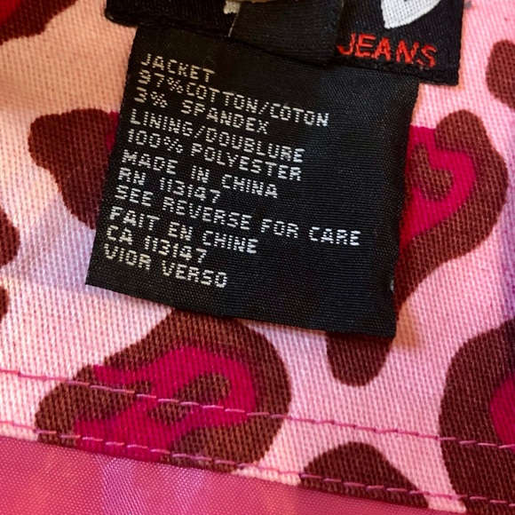 💜SOLD💜 Y2k pink cheetah print button up blazer - Picture 4 of 7